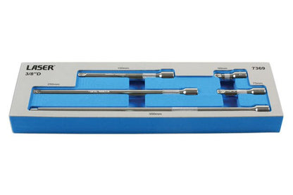 Laser Tools 7369 Extension Bar Set 3/8"D 5pc Laser Tools
