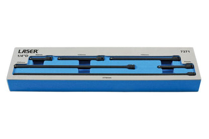Laser Tools 7371 Impact Extension Bar Set 1/4"D 6pc Laser Tools