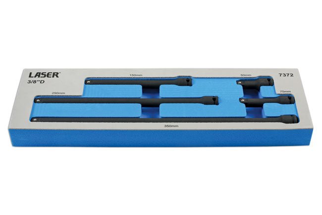 Laser Tools 7372 Impact Extension Bar Set 3/8"D 5pc Laser Tools