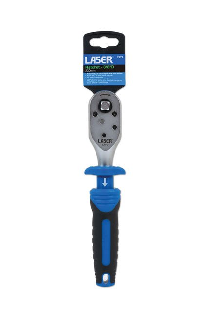 Laser Tools 7377 Pull Back Rapid Action Ratchet 3/8"D Laser Tools