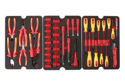 Laser Tools 7383 Insulated Tool Kit 3/8"D 50pc Laser Tools