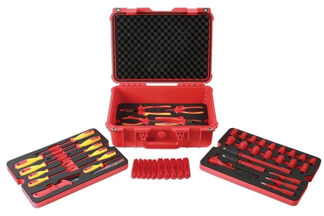 Laser Tools 7383 Insulated Tool Kit 3/8"D 50pc Laser Tools