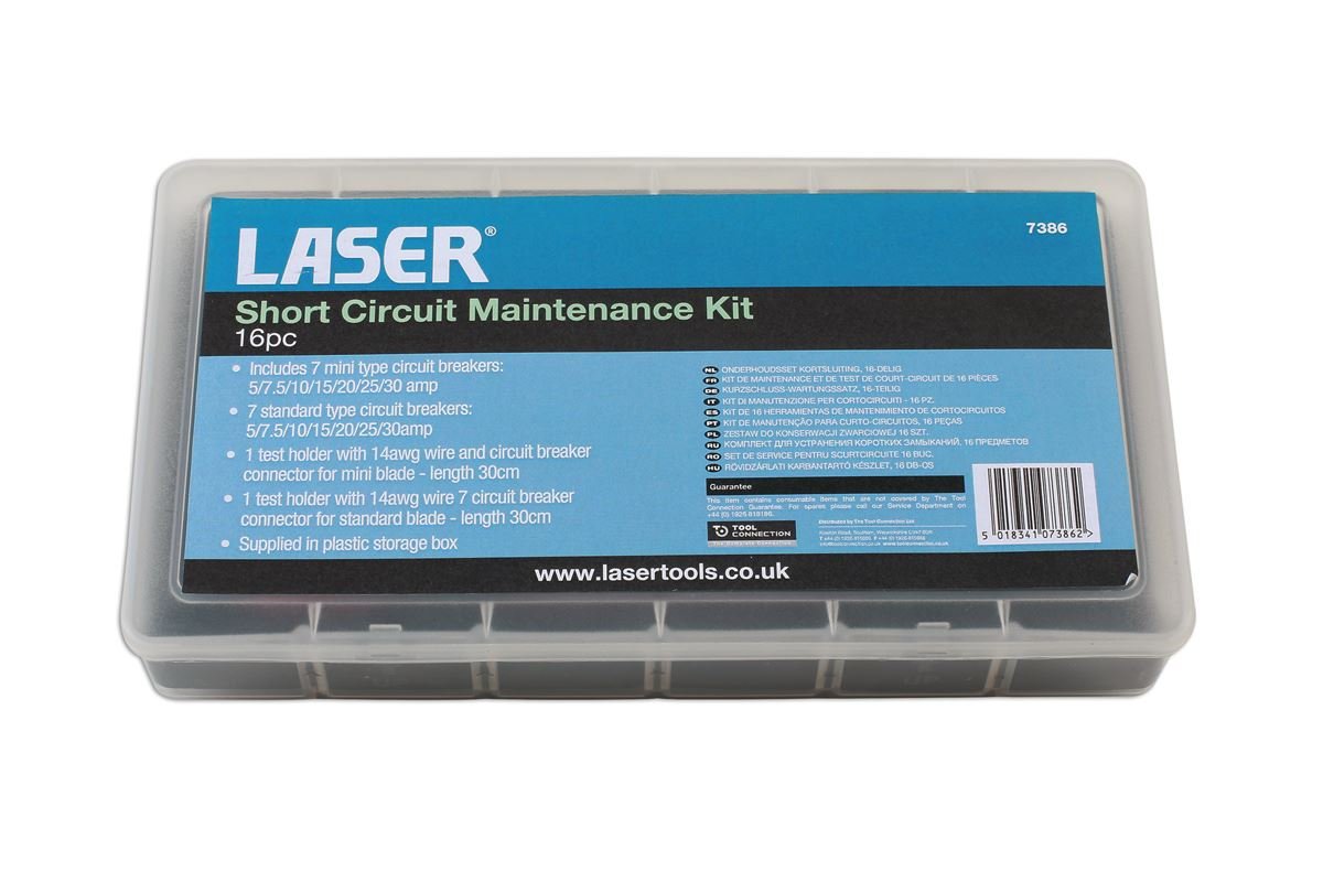 Laser 7386 Short Circuit Diagnostic Kit 16pc Laser Tools