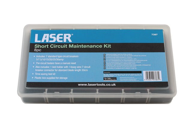 Laser Tools 7387 Short Circuit Diagnostic Kit 8pc Laser Tools