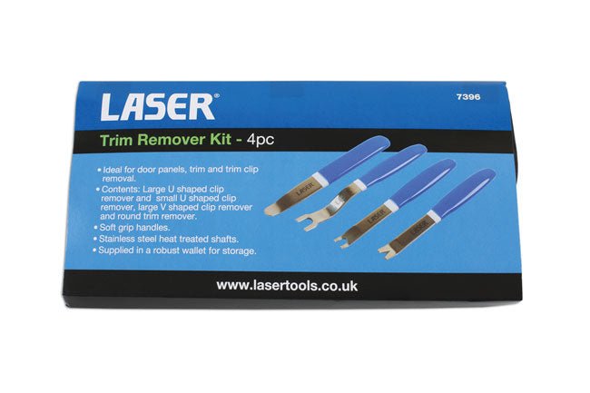 Laser Tools 7396 Trim Remover Kit 4pc Laser Tools