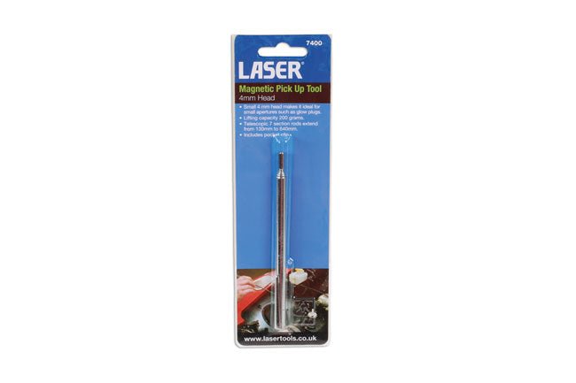Laser Tools 7400 Magnetic Pick Up Tool - 4mm Head Laser Tools