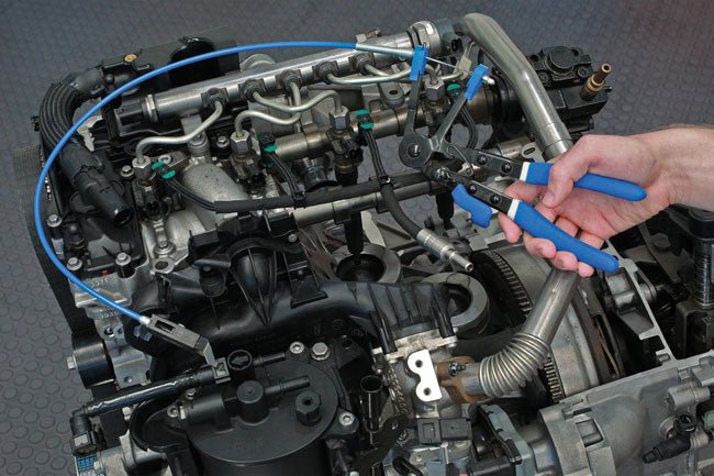 Laser Tools 7407 Button Connector Pliers with Flexible Cable Laser Tools