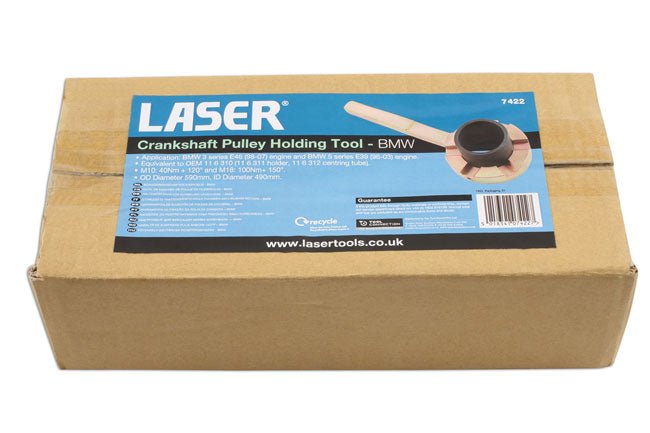 Laser Tools 7422 Crankshaft Pulley Holding Tool - for BMW Laser Tools