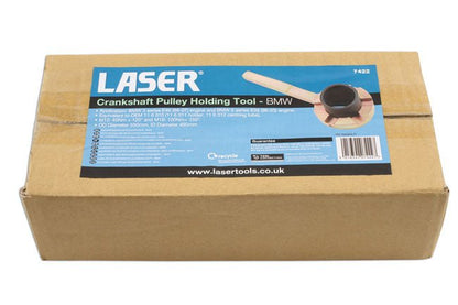 Laser Tools 7422 Crankshaft Pulley Holding Tool - for BMW Laser Tools