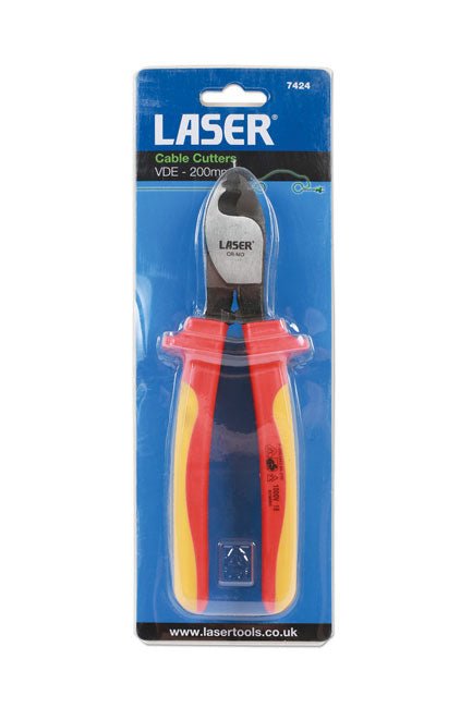 Laser Tools 7424 Insulated Cable Cutters 200mm Laser Tools