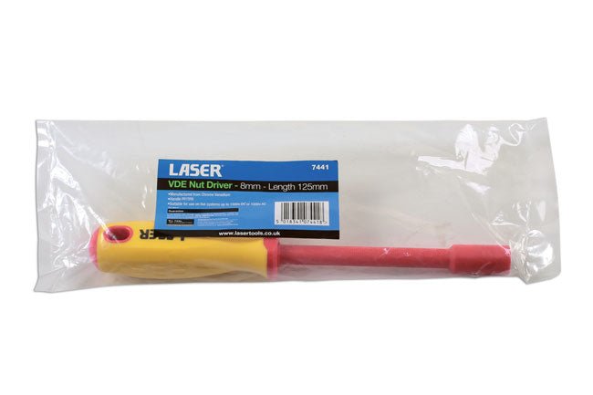 Laser Tools 7441 VDE Nut Driver 8mm Laser Tools
