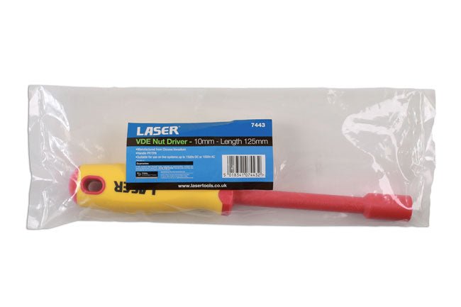 Laser Tools 7443 VDE Nut Driver 10mm Laser Tools