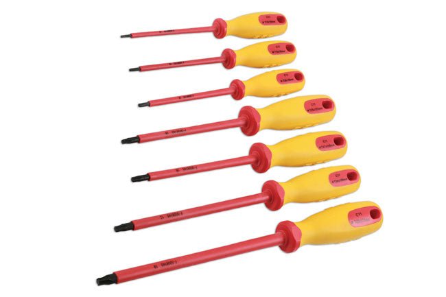 Laser Tools 7448 Insulated Star Screwdriver Set 7pc Laser Tools