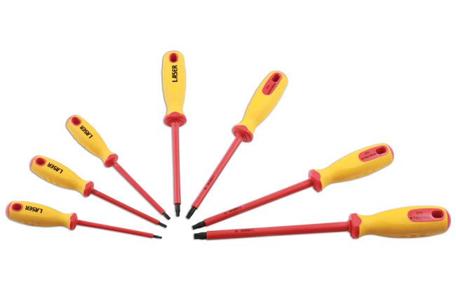 Laser Tools 7448 Insulated Star Screwdriver Set 7pc Laser Tools