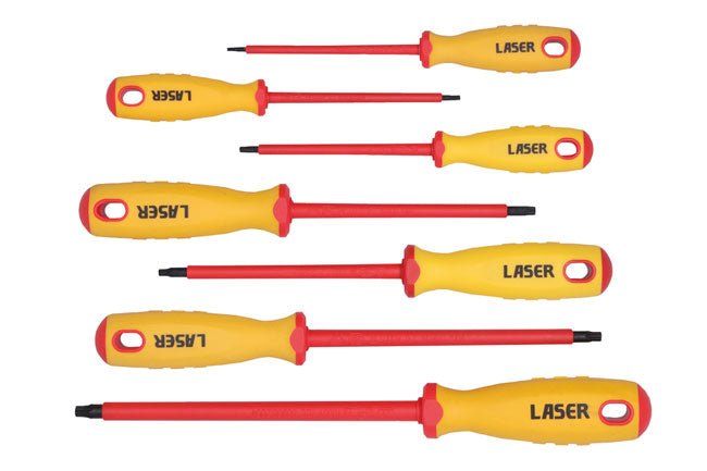 Laser Tools 7448 Insulated Star Screwdriver Set 7pc Laser Tools
