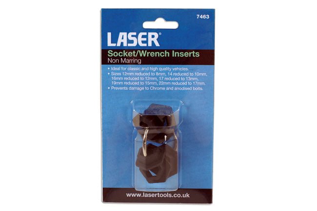 Laser Tools 7463 Non Marring Socket/Wrench Insert Set 6pc Laser Tools