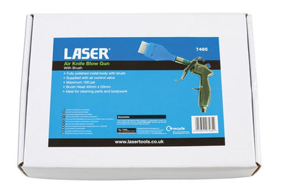 Laser Tools 7465 Air Knife Blow Gun with Brush Laser Tools