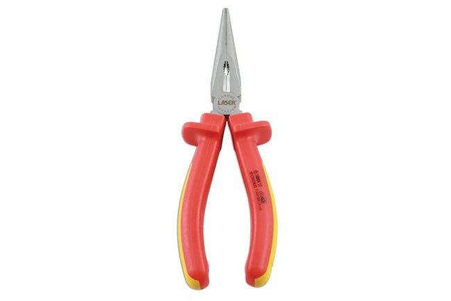 Laser Tools 7469 Insulated Long Nose Pliers 200mm Laser Tools