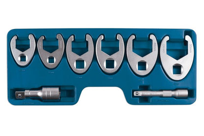 Laser Tools 7476 Crows Foot Wrench Set 1/2"D, 3/4"D 8pc Laser Tools