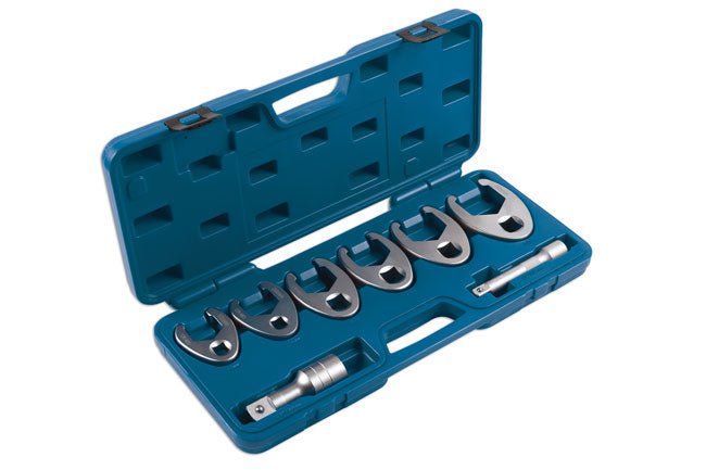 Laser Tools 7476 Crows Foot Wrench Set 1/2"D, 3/4"D 8pc Laser Tools