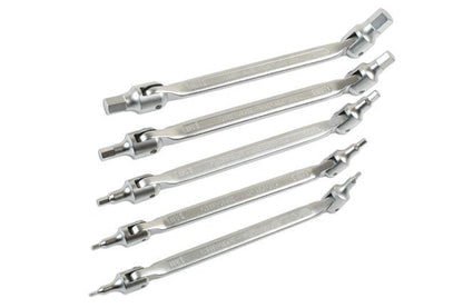 Laser Tools 7480 Double Ended Flexible Hex Bit Set 5pc Laser Tools