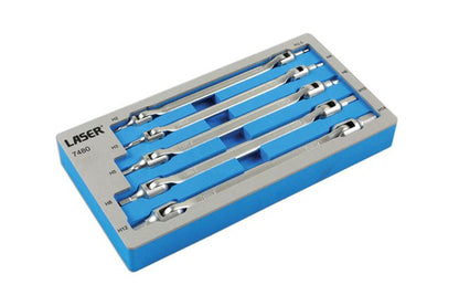 Laser Tools 7480 Double Ended Flexible Hex Bit Set 5pc Laser Tools