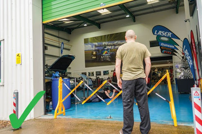 Laser Tools 7490 Plastic Folding Safety Barrier Laser Tools