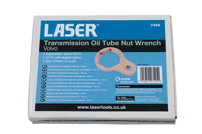 Laser Tools 7495 Transmission Oil Tube Nut Wrench - for Volvo Laser Tools