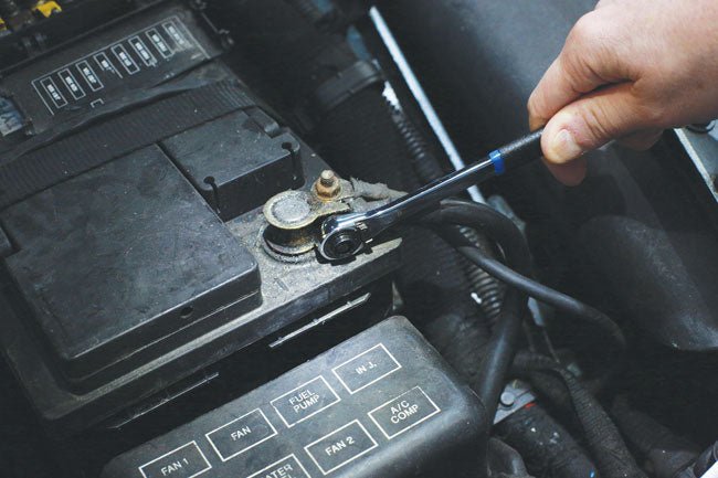 Laser Tools 7498 Battery Terminal Ratchet Wrench 8 x 10mm Laser Tools