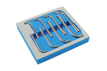 Laser Tools 7506 Go Thru Angled Socket Spanner Set 8pc Laser Tools