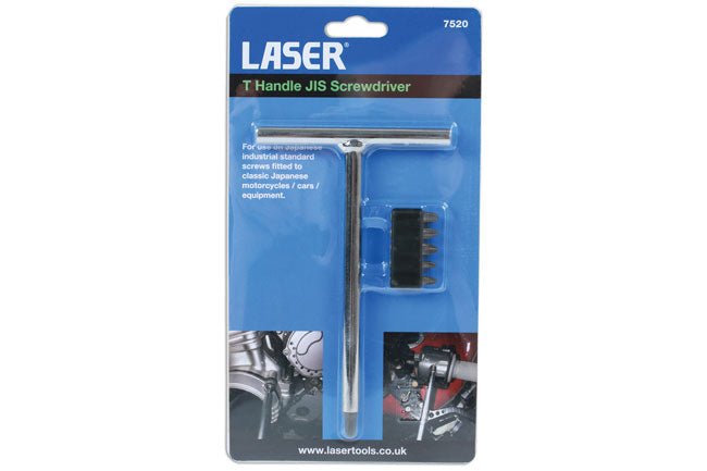Laser Tools 7520 T-Handle JIS Screwdriver Laser Tools
