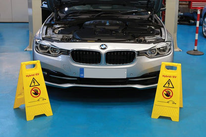 Laser Tools 7521 Hybrid/EV Floor Warning Signs 2pc Laser Tools