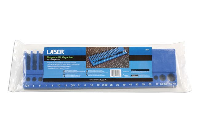 Laser Tools 7531 Magnetic Bit Organiser Laser Tools
