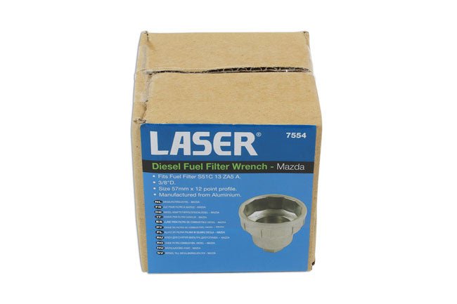 Laser Tools 7554 Diesel Fuel Filter Wrench - for Mazda Laser Tools