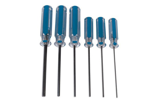 Laser Tools 7582 Hex Screwdriver Set 1.5 - 5mm 6pc Laser Tools