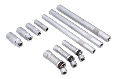 Laser Tools 7605 Spark Plug Socket Set 3/8"D 10pc Laser Tools