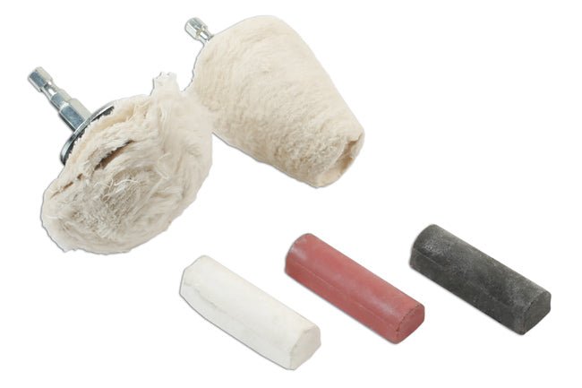 Laser Tools 7627 Contour Metal Polishing Set 5pc Laser Tools