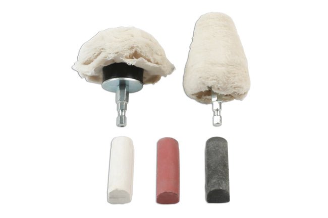 Laser Tools 7627 Contour Metal Polishing Set 5pc Laser Tools