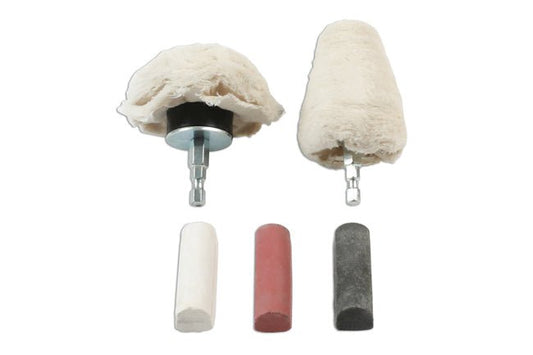 Laser Tools 7627 Contour Metal Polishing Set 5pc Laser Tools