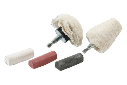 Laser Tools 7627 Contour Metal Polishing Set 5pc Laser Tools