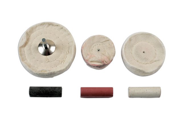 Laser Tools 7628 Buffing and Polishing Set 7pc Laser Tools