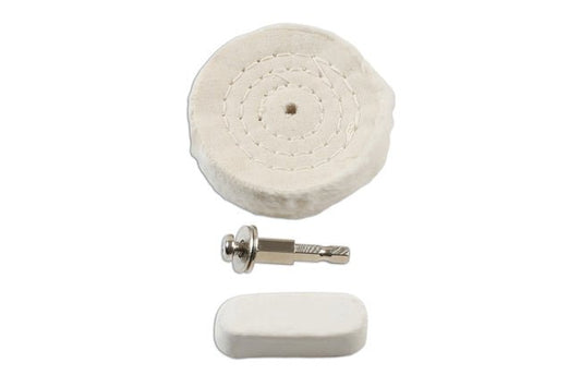 Laser Tools 7629 Soft Metal Compound and Buffing Wheel Set Laser Tools