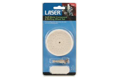 Laser Tools 7629 Soft Metal Compound and Buffing Wheel Set Laser Tools