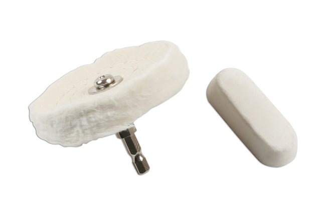 Laser Tools 7629 Soft Metal Compound and Buffing Wheel Set Laser Tools