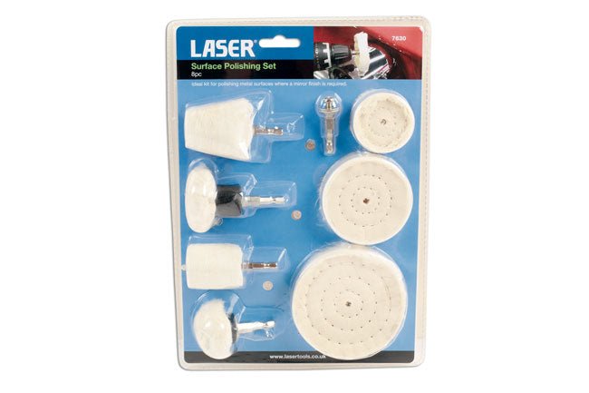 Laser Tools 7630 Surface Polishing Set 8pc Laser Tools