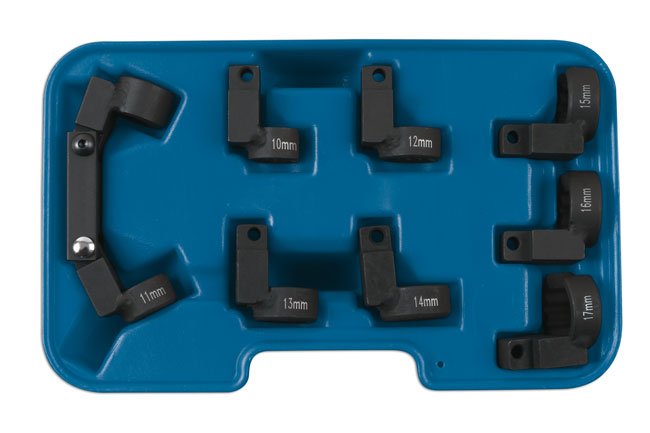 Laser Tools 7636 Flexi Fuel Line Socket Set 3/8"D Laser Tools