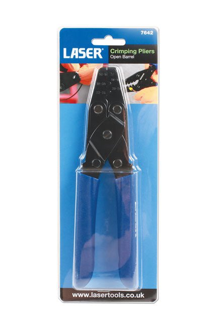 Laser Tools 7642 Open Barrel Crimping Pliers Laser Tools
