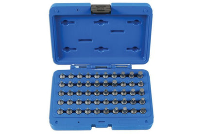 Laser Tools 7653 Stubby Bit Set 1/4"D 50pc Laser Tools