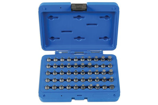 Laser Tools 7653 Stubby Bit Set 1/4"D 50pc Laser Tools