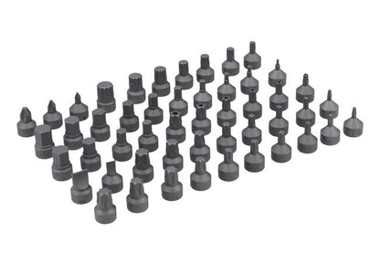 Laser Tools 7653 Stubby Bit Set 1/4"D 50pc Laser Tools